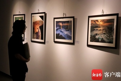 旅琼文艺家书画摄影展海口开幕 展出121件作品